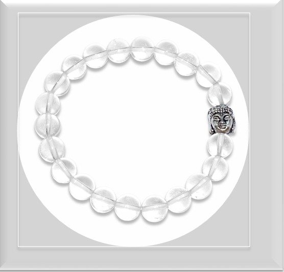 Clear Quartz Crystal Bracelet – Energy Amplifier & Healer