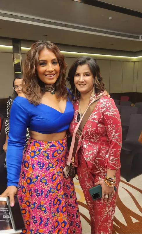 Ruhii Rai with Meghna Naidu at an event in Bhopal – Numerologist and astrologer meeting